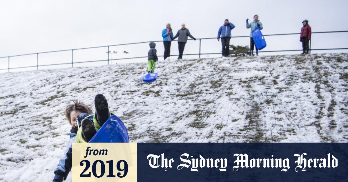Snow has arrived in the Blue Mountains